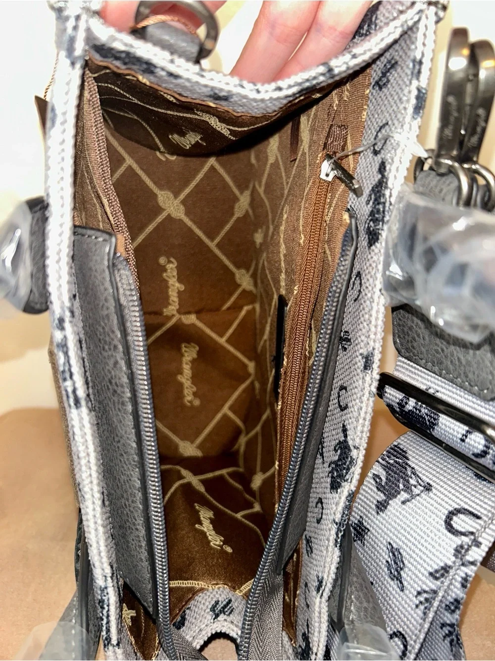 Wrangler Rodeo Print Mini Tote. NWT - Picture 6 of 7